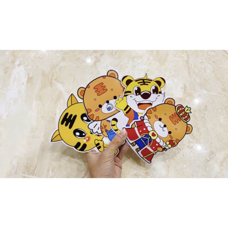 combo 10 Lì xì hot trend 2023- lì xì chibi cao cấp cho bé có phản quang