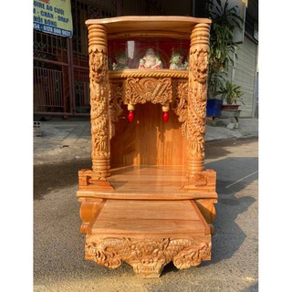 Bàn thờ thần tài ông địa có hộp đèn 42 x 68cm