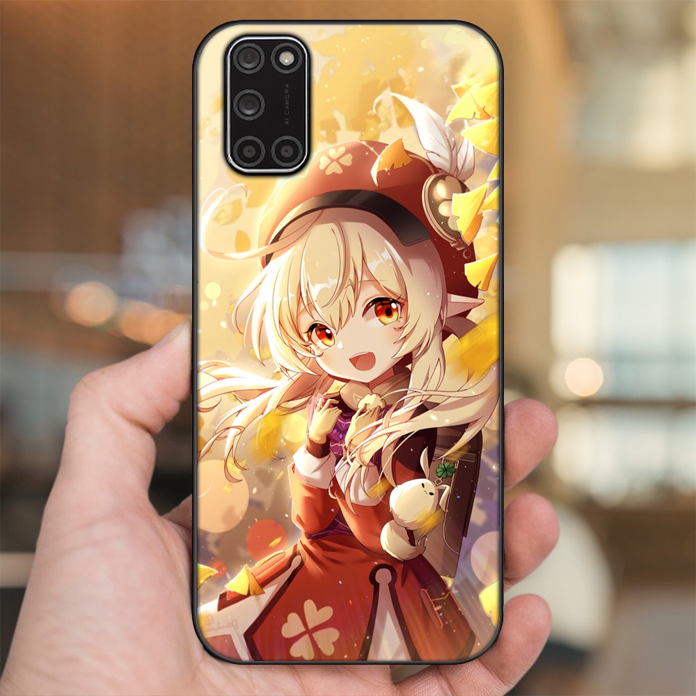 Ốp lưng Oppo A52, A92 viền đen in hình Klee Genshin Impact