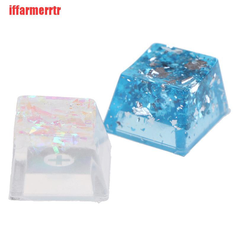 {iffarmerrtr}1PC Handmade Resin Keycap OEM R4 Profile Keyboard RGB Translucent Keycap LKZ