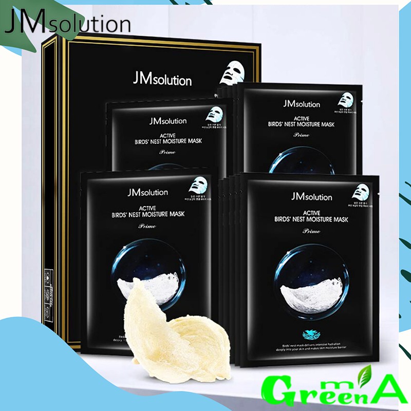 Mặt Nạ JMSOLUTION Tổ Yến [MIẾNG LẺ] Cấp Ẩm Dưỡng Da Tươi Trẻ JM Solution Active Bird's Nest Moisture Mask Prime 30ml