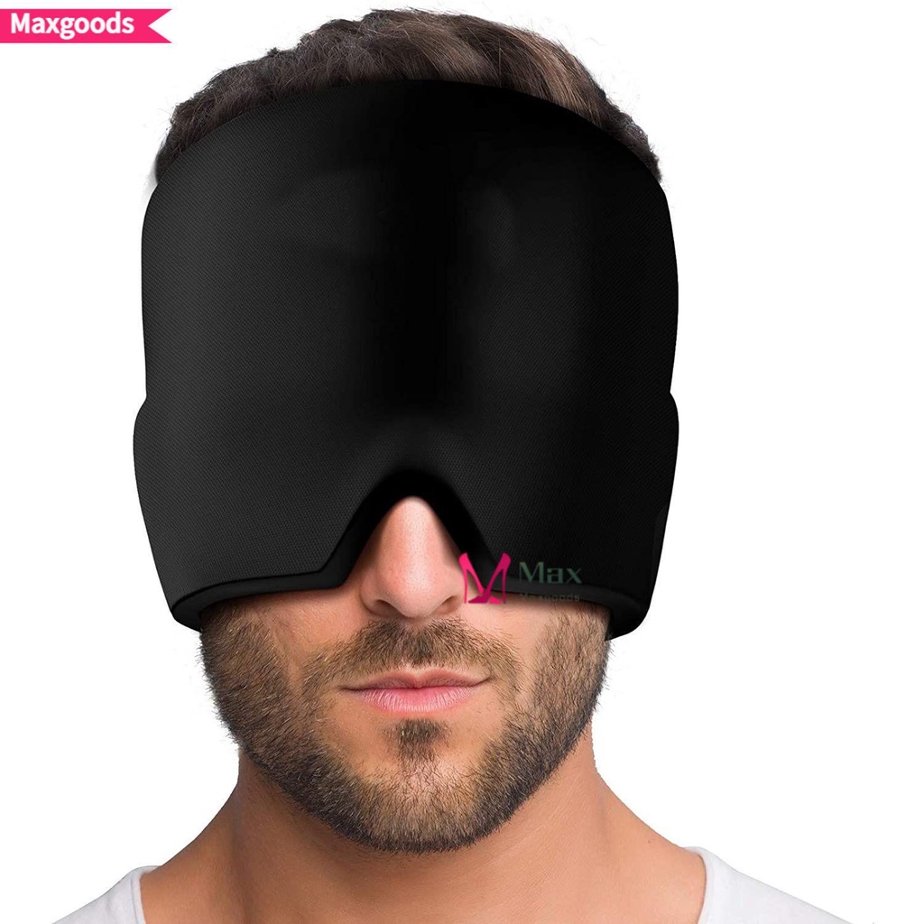 Max=&gt;mũ Chườm Đá Nén Mát Lạnh Linh Hoạt Giải Tỏa Căng Thẳng Đầu Giảm Đau Đầu Giảm Đau Nhiều Màu Sắc