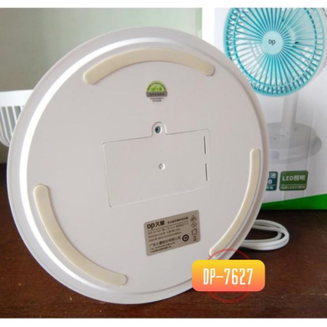 Quạt Sạc Điện Có Đèn LED Loại Lớn DP-7627