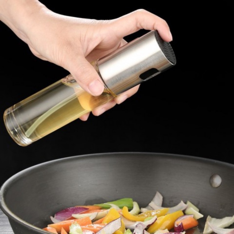 Bình xịt dầu ăn phun sương cho nồi chiên không dầu chai thủy tinh cao cấp 100ml