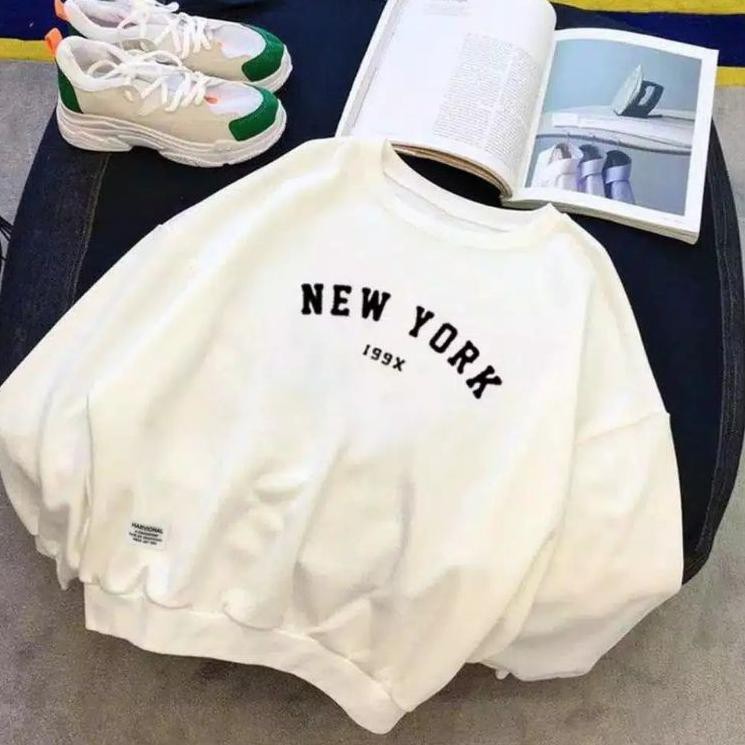 Áo Sweater New York 199x Size M-Xxl Cho Nam Nữ