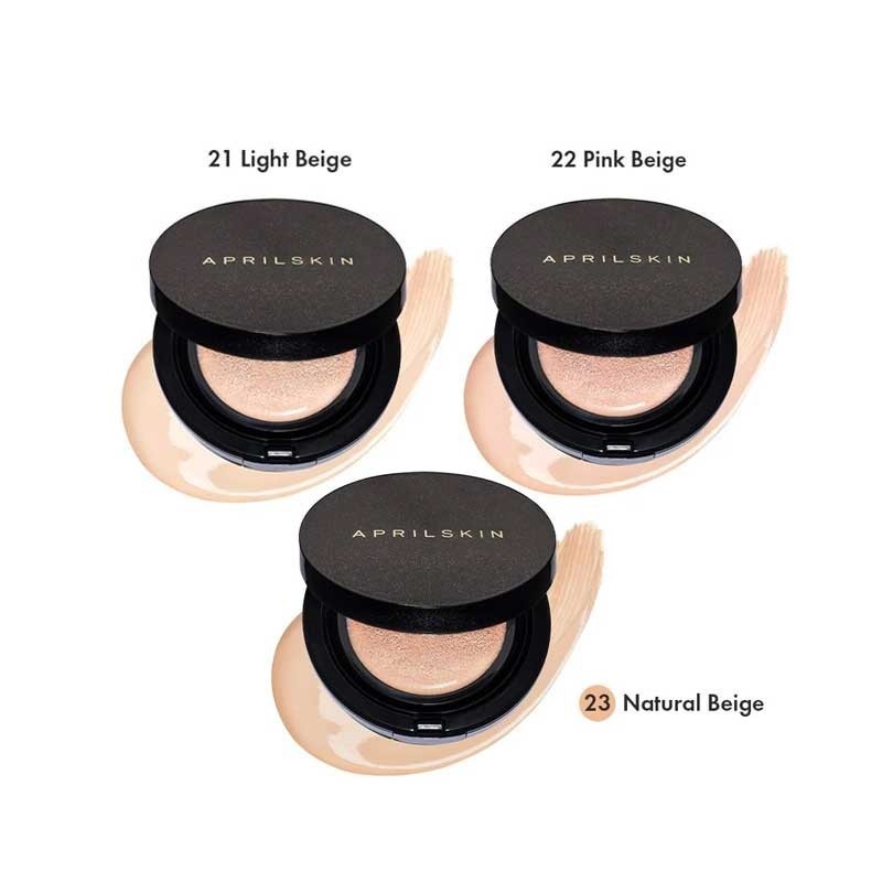 Phấn nước che khuyết điểm April Skin Magic Snow Cushion Black 15g