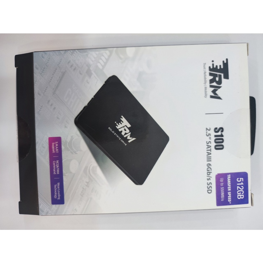 Ổ cứng SSD gắn trong 512GB TRM S100 (2.5 inch – Sata)