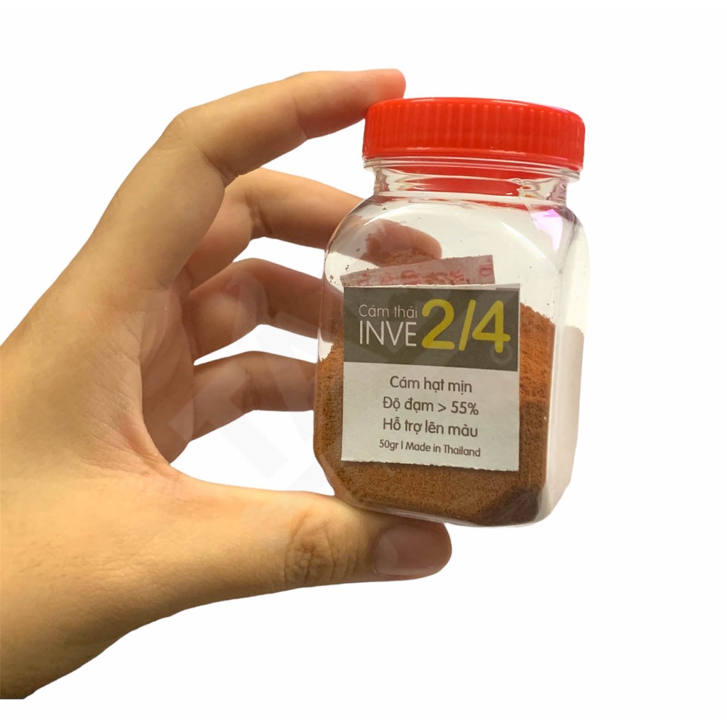 [NHẬN QUÀ KHI MUA ĐƠN TỪ 149K] Thức Ăn Cá Cám Thái Inve 2/4 Cho Cá Beta, Guppy, Vàng… 50G [INVE 2/4]