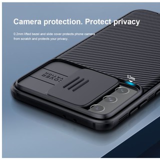 Ốp lưng nillkin thiết kế sang trọng bảo vệ camera cho samsung galaxy s21 + / s21 ultra chính hãng