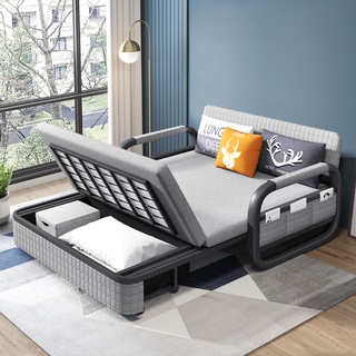 Giường sofa thông minh, sofa giường gấp gọn cao cấp 2 trong 1 kích thước 150x190cm có ngăn chứa đồ