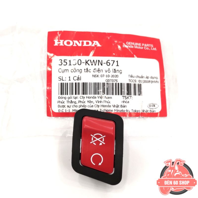 Nút Đỏ SH300I Chính Hãng - Nút Tắt Động Cơ/Idling Stop