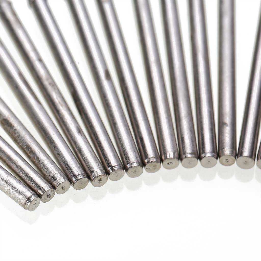 Set 20 Mũi Khoan Lỗ Mạ Kim Cương 1mm Chuyên Dụng Cho Vật Liệu Kính / Gạch Men