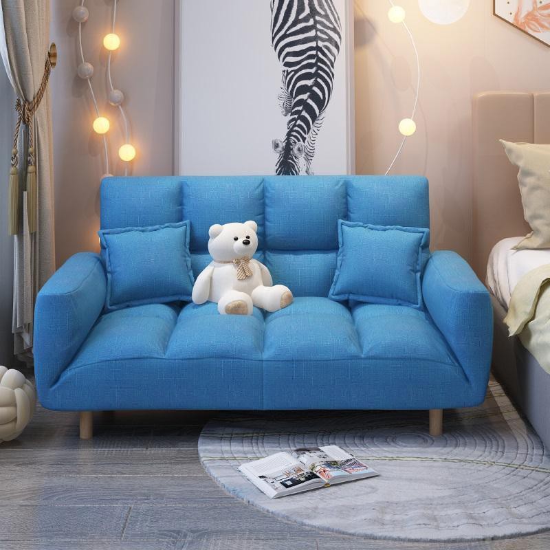 Ghế sofa lười căn hộ nhỏ cho thuê phòng có thể gấp lại giường ngủ đơn giản trải chiếu tatami ban công <