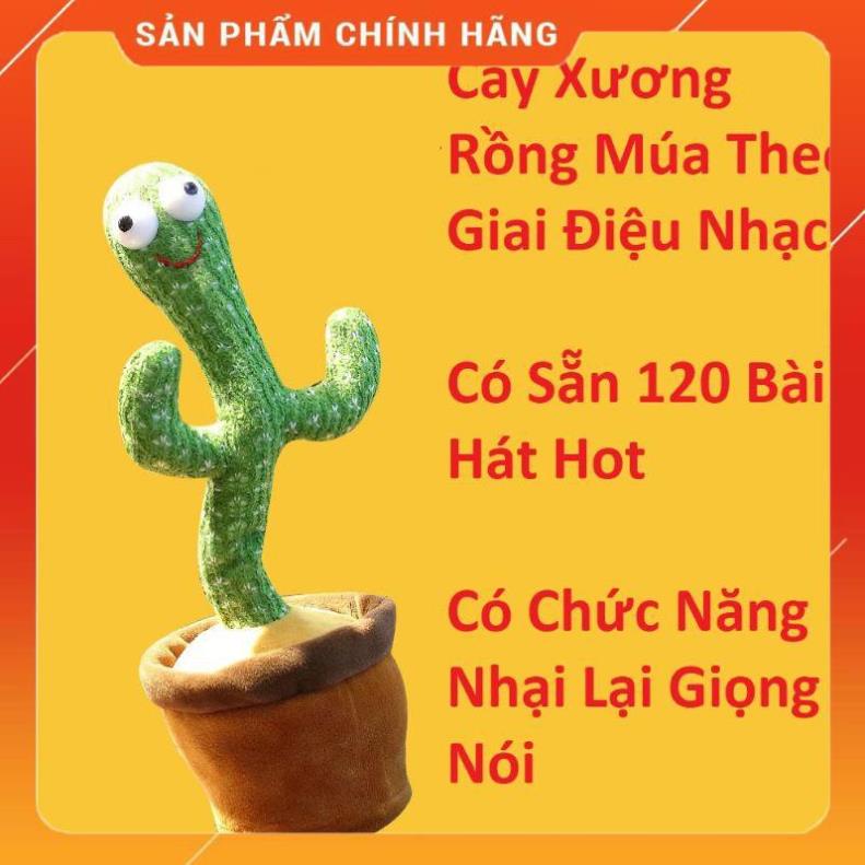 C-Home-Cây xương rồng nhảy múa vui nhộn phát 120 bài hát nhạc - nhại được giọng nói cực vui