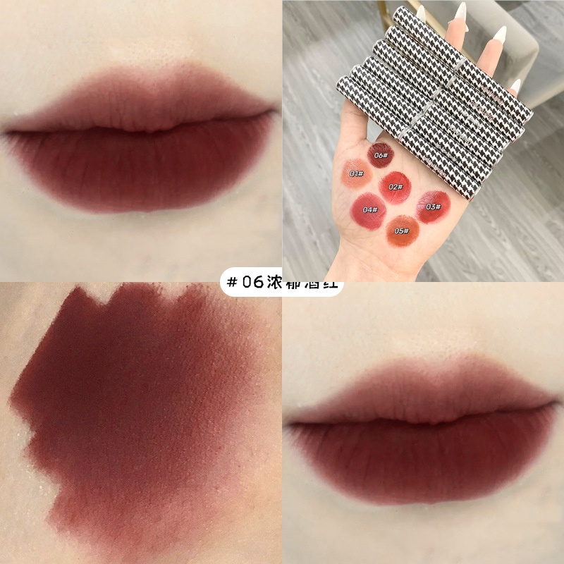 Son Môi Màu Nhung Lì Lâu Trôi Không Dính Cốc Và Kháng Nước Daimanpu