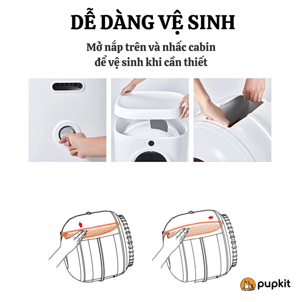 NHÀ VỆ SINH TỰ ĐỘNG MÈO PETKIT PURA X  PHIÊN BẢN QUỐC TẾ
