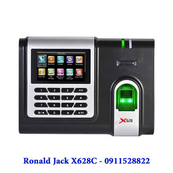 Máy chấm công vân tay  Ronald jack X628C - Hàng Nhập Khẩu Chính Hãng