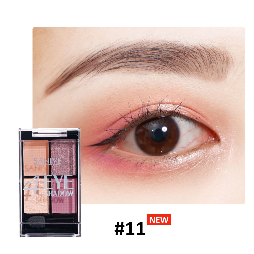 Bảng phấn mắt 4 màu nhũ mini chống thấm nước | BigBuy360 - bigbuy360.vn