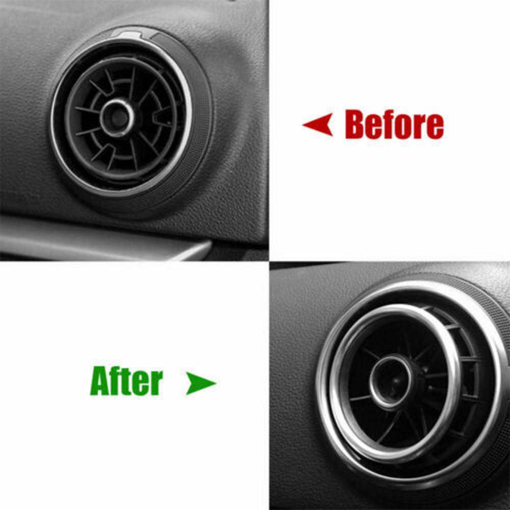 MYRONGVN Set 4 Vòng Đệm Ống Xả Khí Cho Xe Audi A3 S3 RS3 2013-2020