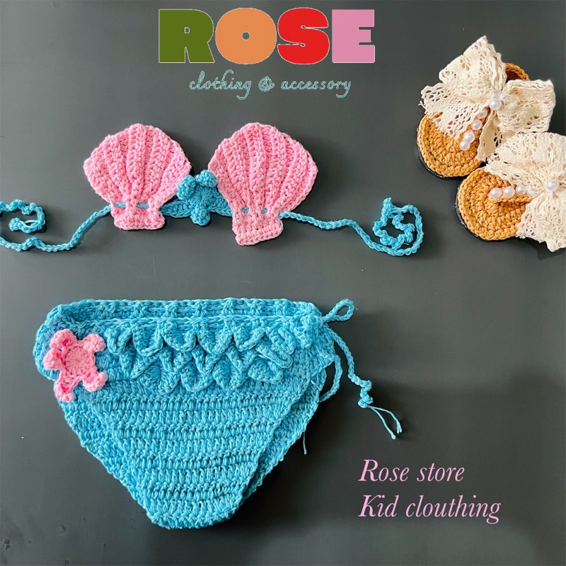 Bikini cho bé, bồ bơi đi biển xanh cho bé