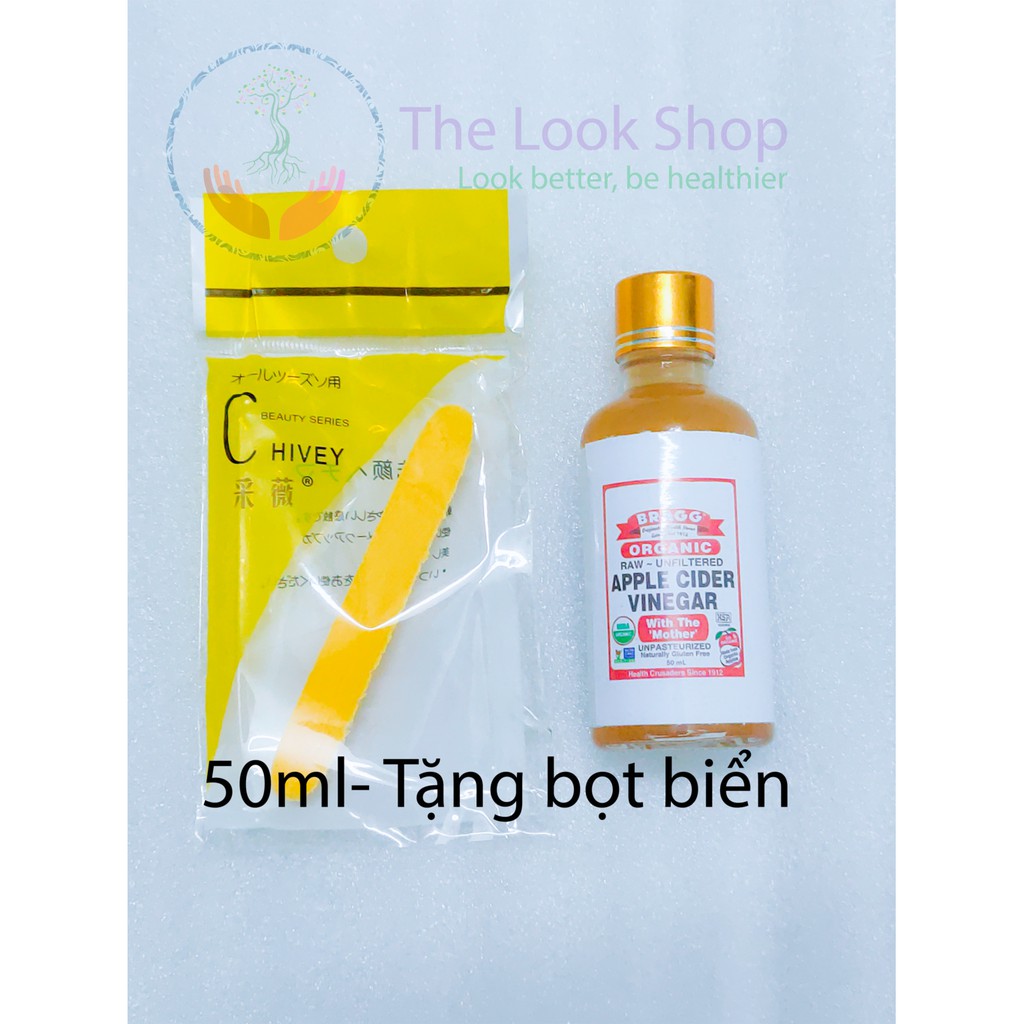 Giấm táo hữu cơ USA ( có con giấm mẹ) 100ml The Look Shop- Apple Cider Vinegar with the mother | BigBuy360 - bigbuy360.vn