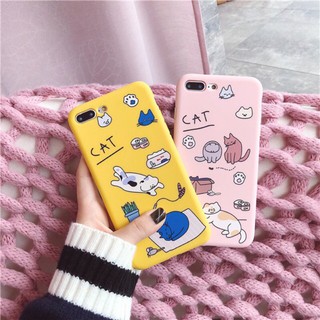 ỐP LƯNG IPHONE - Ốp mèo dẻo