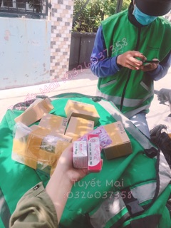 Combo kem mụn và serum Hoa Đào