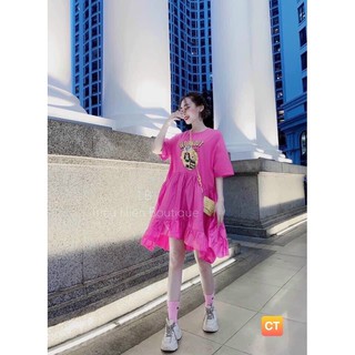 Váy babydoll pha thô kèm ảnh thật