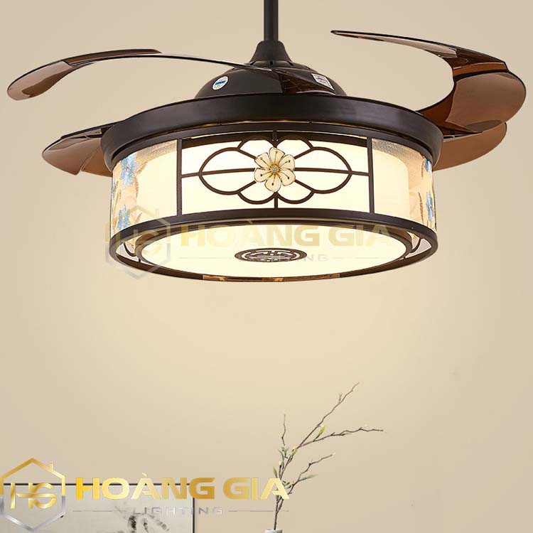Quạt Trần Đèn 🌟 Quạt Trần Trang Trí A8122 🌟 Ba Chế Độ Led 🌟 Tặng Điều Khiển Từ Xa Thông Minh | BigBuy360 - bigbuy360.vn