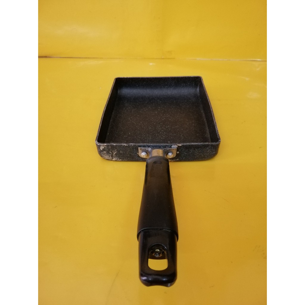 Chảo chống dính chữ nhật nội địa Nhật size 15.5*18cm, cao 3cm (98), dùng được bếp từ