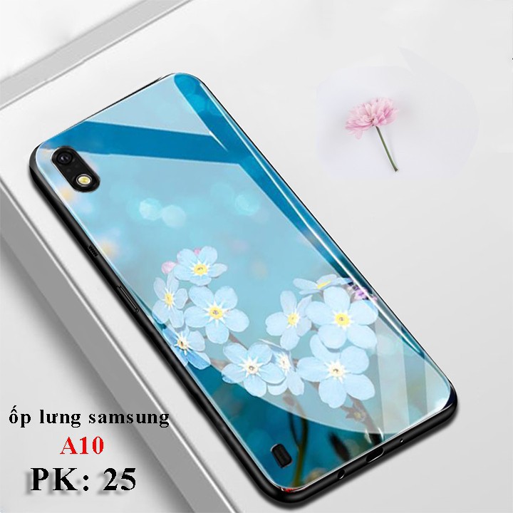 Ốp lưng A10, FREE SHIP ốp lưng Samsung A10 in hình 3D mặt kính 9H bền đẹp, Aha Case