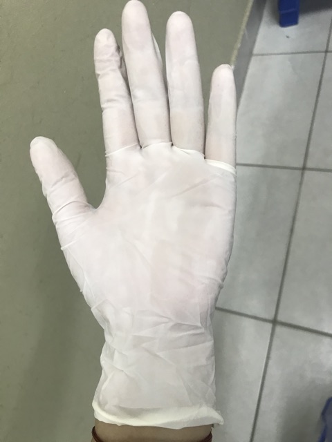 Găng tay cao su y tế có bột tan Vglove