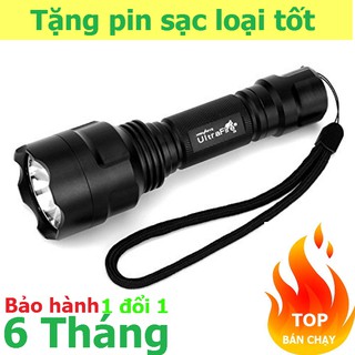 Đèn pin led  siêu sáng chống nước c8