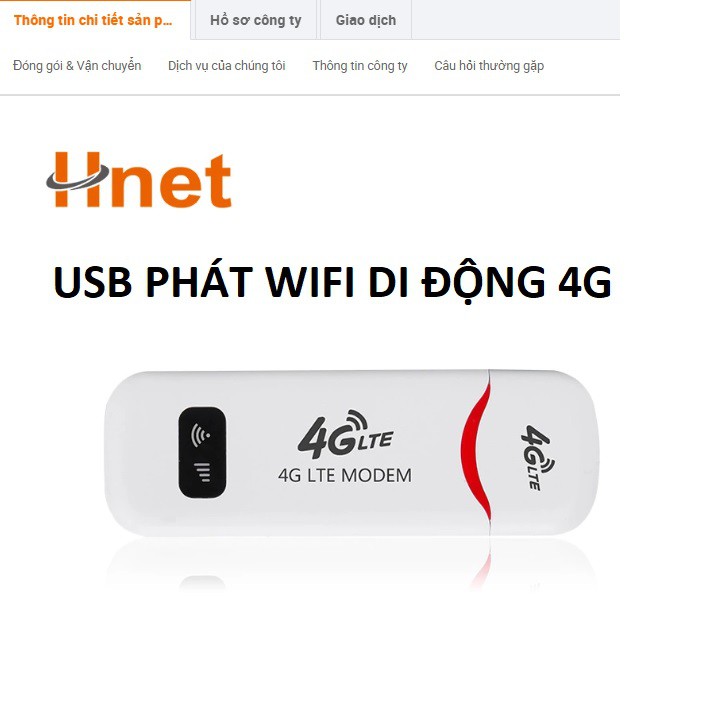 Dongle 4G LTE Phát Wifi Từ Sim - Usb Phát Wifi Cực Mạnh cực bền ,sài mê ly thumbnail
