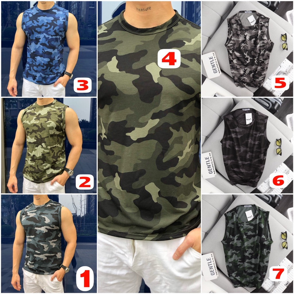 [Tank Top Nam] Mẫu Sát Nách Nam Chất Cotton 100% Trẻ Đẹp Năng Động