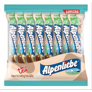 Bịch 16 Thỏi Kẹo Alpenliebe Hồng Trà Sữa