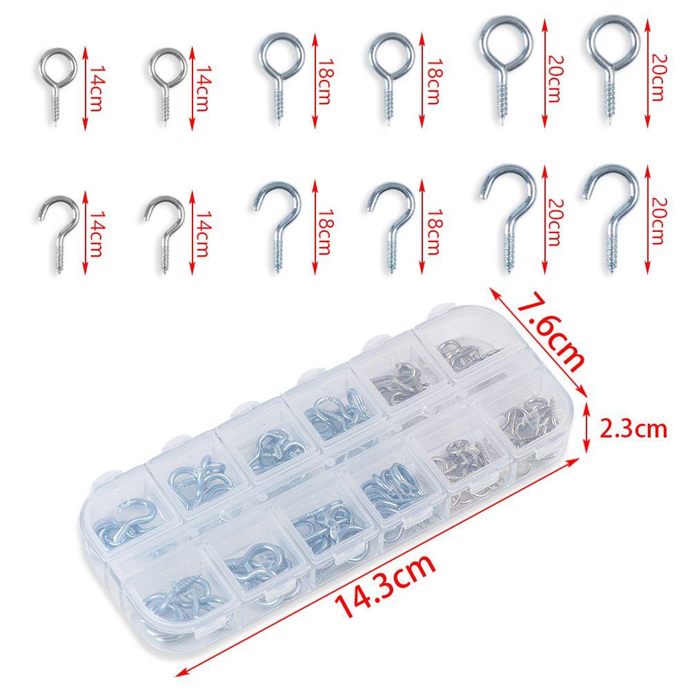 WATTLE Set 100 Móc Làm Trang Sức Màu Bạc
