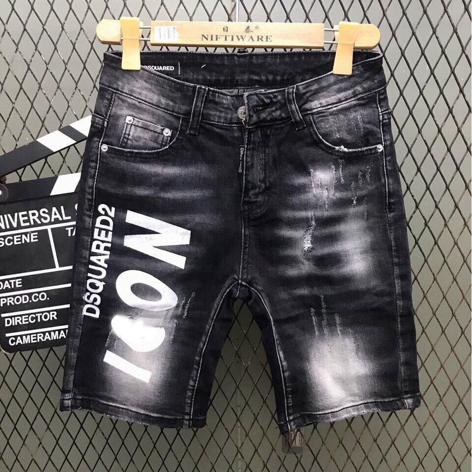 Quần short jeans nam quần denim nam cao cấp chất denim nam giày dăn co giãn phong cách reww s27