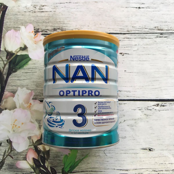 DATE 2022 Sữa bột NAN Nga OPTIPRO  Hộp 800g  số 03