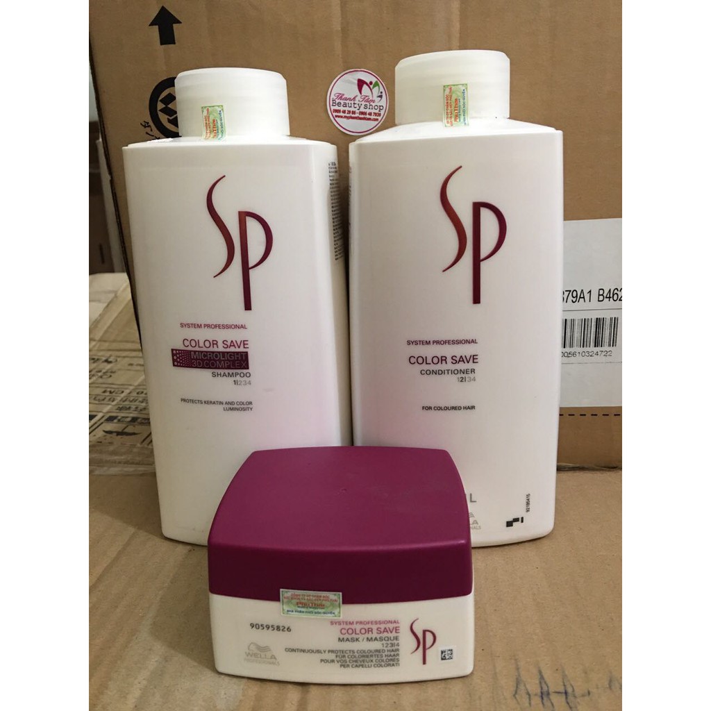 Dầu xả dưỡng màu tóc nhuộm Sp Wella Color Save Conditioner 1000ml