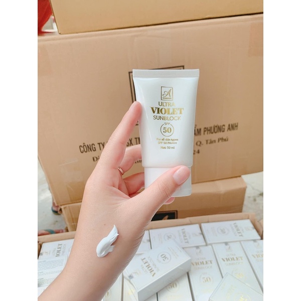 kem chóng năng-(a) mềm violet 50ml chính hãng