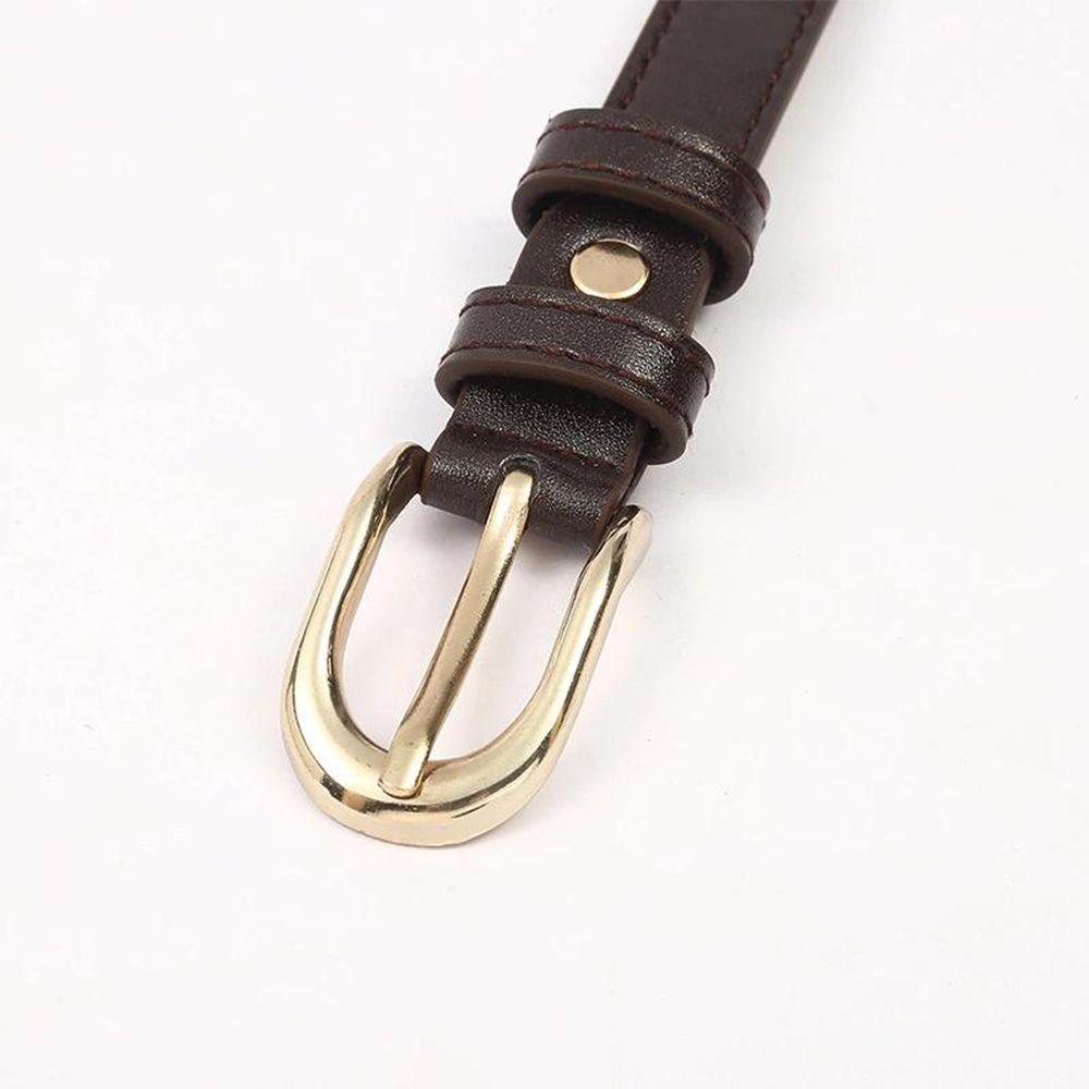 Thắt Lưng Da PU Khóa Hợp Kim Nhiều Màu Sắc Phong Cách Vintage