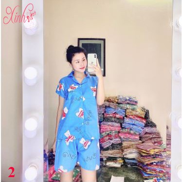 Bộ Đồ Mặc Ở Nhà Chất Kate Thái Cực Đẹp , Free Size Từ 40-65kg | BigBuy360 - bigbuy360.vn