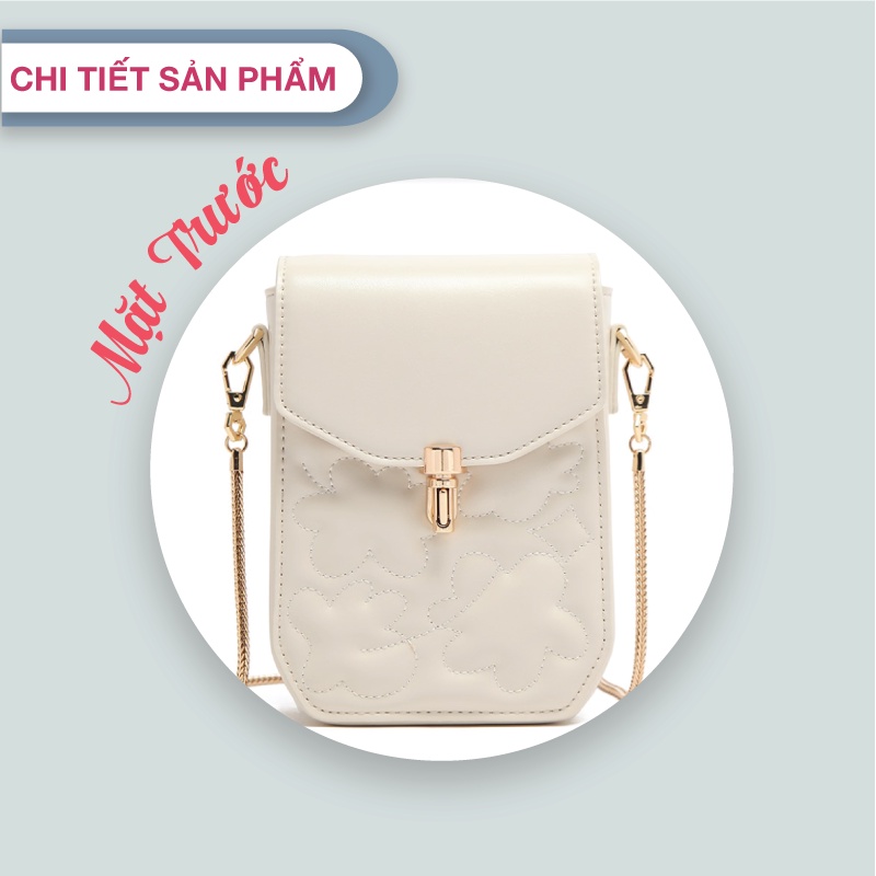 Túi Đeo Chéo Nữ Thời Trang Chính Hãng MICOCAH Đựng Tiền Điện Thoại Phong Cách Hàn Quốc Da Cao Cấp Cực Đẹp MC142