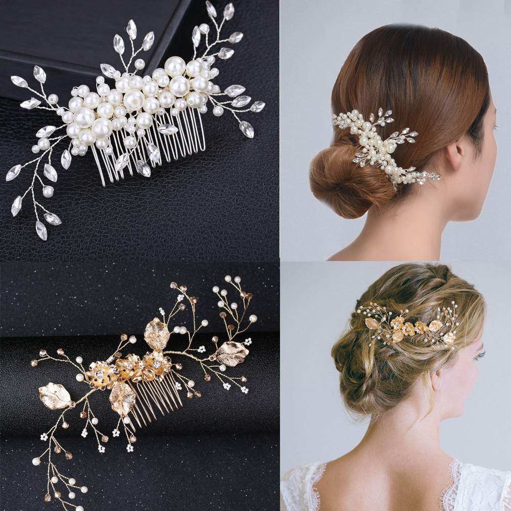 Lược cài tóc cô dâu thủ công nhiều kiểu dáng lộng lẫy