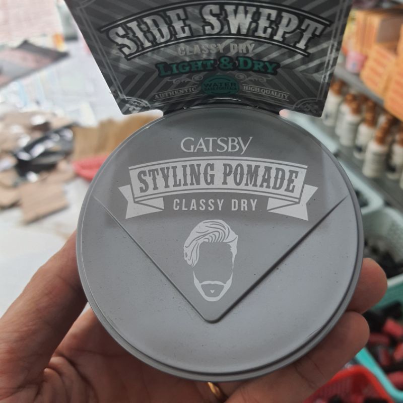 Sáp Tạo kiểu Tóc Gatsby 75g màu(đen xám)