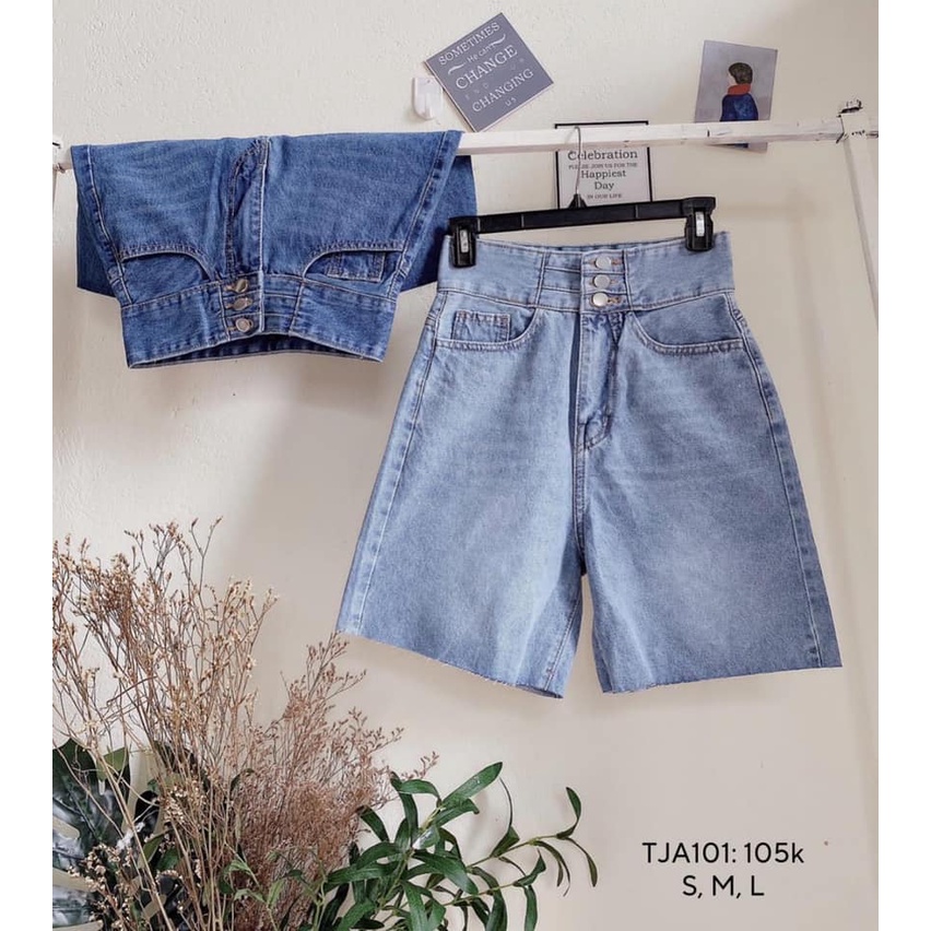 Quần ngố 3 nút đai CHIBEST TJA101