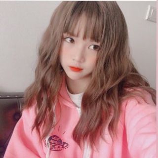 Tóc giả nguyên đầu uốn sóng xù lửng cao cấp