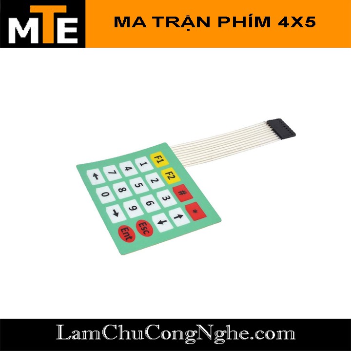 Bàn Phím Ma Trận Mềm 4x5 keypad loại dán