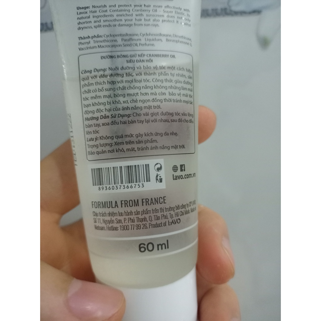 Serum dưỡng tóc lavox